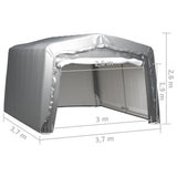 Storage Tent 370x370 cm Steel Grey 3079591