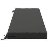 2-Piece Bench Cushions SOEST 2 pcs 100% Polyester Anthracite 950265