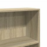 Bookcase Sonoma Oak 80x24x143 cm Engineered Wood 857846