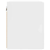 TV Wall Cabinet Wall-mounted 2 pcs Gloss White 30 x 31 x 40 cm 892258
