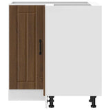Kitchen Corner Base Cabinet Lucca Brown Oak Engineered Wood 853754
