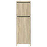 4 Piece Bathroom Furniture Set Sonoma Oak Engineered Wood 3324969