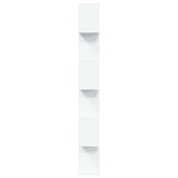 Room Divider Bookcase 6-Tier White 70x24x193 cm Engineered Wood 858084