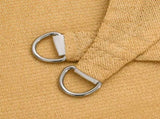 Sunshade Sail 160 g/m Square Sand 6x6 m HDPE 4002026