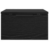 Bedside Cabinet 2 pcs Black Oak 34 x 30 x 20 cm Engineered Wood 880814