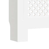 MDF Radiator Cover White 205 cm 325555