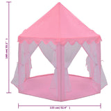 Princess Play Tent with 250 Balls Pink 133x140 cm 3107713