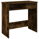 Desk Smoked Oak 80x40x75 cm Engineered Wood 860476
