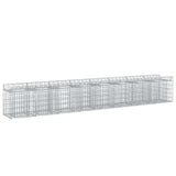 Gabion Raised Bed 2 pcs Silver 3422217