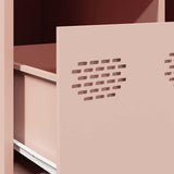 Coffee Table Pink 68.5x50x43.5 cm Cold-rolled Steel 851281