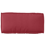 Pallet Cushion Set 2 pcs Wine red 80 x 80 x 12 cm Oxford fabric 3329075