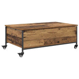 Coffee Table Old Wood 91 x 55 x 32 cm Engineered Wood 883001