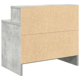 Bedside Cabinets with Drawer 2 pcs Concrete Grey 51x31x47 cm 858675