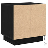Bedside Cabinet 2 pcs Black 44 x 34.5 x 45 cm Engineered Wood 869565