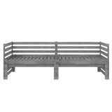 Pull-out Day Bed without Mattress Grey 2xcm 806967