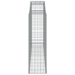 Arched Gabion Basket 300x50x160/180 cm Galvanised Iron 153518