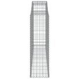 Arched Gabion Basket 300x50x160/180 cm Galvanised Iron 153518