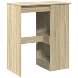 Bar Table with Racks Sonoma Oak 90x47.5x103.5 cm Engineered Wood 854339