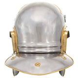 Roman Soldier Helmet Antique Replica LARP Silver Steel 286210
