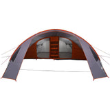 Tunnel Tent 6-Person Grey and Orange 700 x 590 x 215 cm 42004049