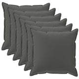 Cushion with Pillow HOUTEN 6 pcs Anthracite Polyester 935270