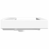 Rectangular Ceramic Basin Sink White with Faucet Hole 60x46 cm 140686