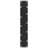 Bar Table Legs Black 2 pcs 40x cm Steel 4013336