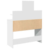 Dressing Table with LED White 100x40x130 cm 848199