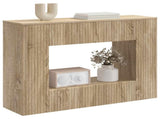 Console Table Sonoma Oak 101 x 29 x 74 cm Engineered Wood 899879
