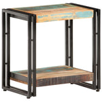 ZNTS Side Table 40x30x40 cm Solid Reclaimed Wood 320684