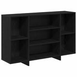 Sideboard Black Oak 120 x 30 x 75 cm Engineered Wood 875037