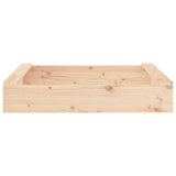 Sandbox with Seats Square Solid Wood Pine 825030