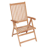 Garden Chair Set of 6 Teak Solid teak wood Foldable 3065526