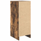 Shoe Cabinet Smoked Oak 29.5x34x76 cm Engineered Wood 861863