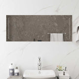 LED Bathroom Mirror Transparent 40 x 10 cm Tempered Glass 42045784