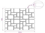 Mosaic Tiles Grey 30 x 30 cm Marble 42033526