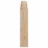 Headboard with Shelves 160 cm Solid Wood Pine 850944