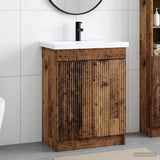 Bathroom Furniture Set Old Wood 78.5 x 37.5 x 81 cm 3404162