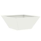 Garden Planter 5 pcs White 35 x 35 x 15 cm Cold-rolled Steel 873799