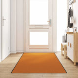 Doormat Other Orange and Black 120 x 350 cm Polyamide and PVC 4100747
