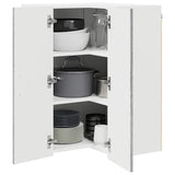 Wall Corner Cabinet LUCCA Grey Sonoma 57 x 57 x 80 cm 885081