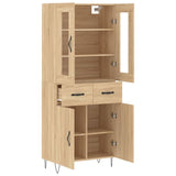 Highboard Sonoma Oak 69.5x34x180 cm Engineered Wood 3198564