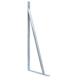Support Brackets for Fence Post 3 pcs Galvanised Steel 148989