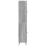 Cabinet Set 2 pcs Grey Sonoma Engineered Wood 3416877