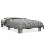 Bed Frame without Mattress Grey Sonoma 90x200 cm 845875