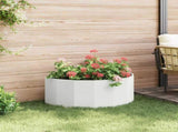 Planter White 90 x 45 x 35 cm Steel 883690
