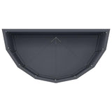 Planter Anthracite 60 x 30 x 50 cm Steel 883719