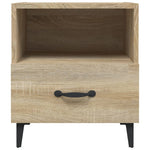 Bedside Cabinets 2 pcs Sonoma Oak Engineered Wood 812031