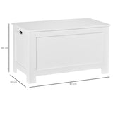 Lift Top Storage Chest Toy Box Organizer with Lid and Safety Hinges for Bedroom Entryway Living Room T3398P341296