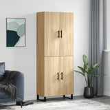 Highboard Sonoma Oak 69,5x34x180 cm Engineered Wood 3195702